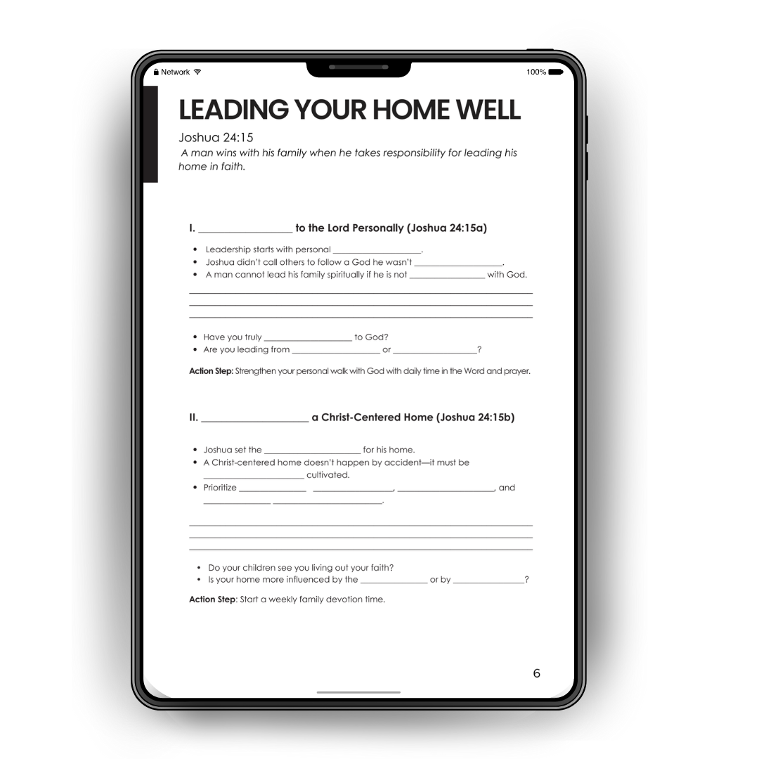 Shepherding Men | Part 2 - Winning with His Family