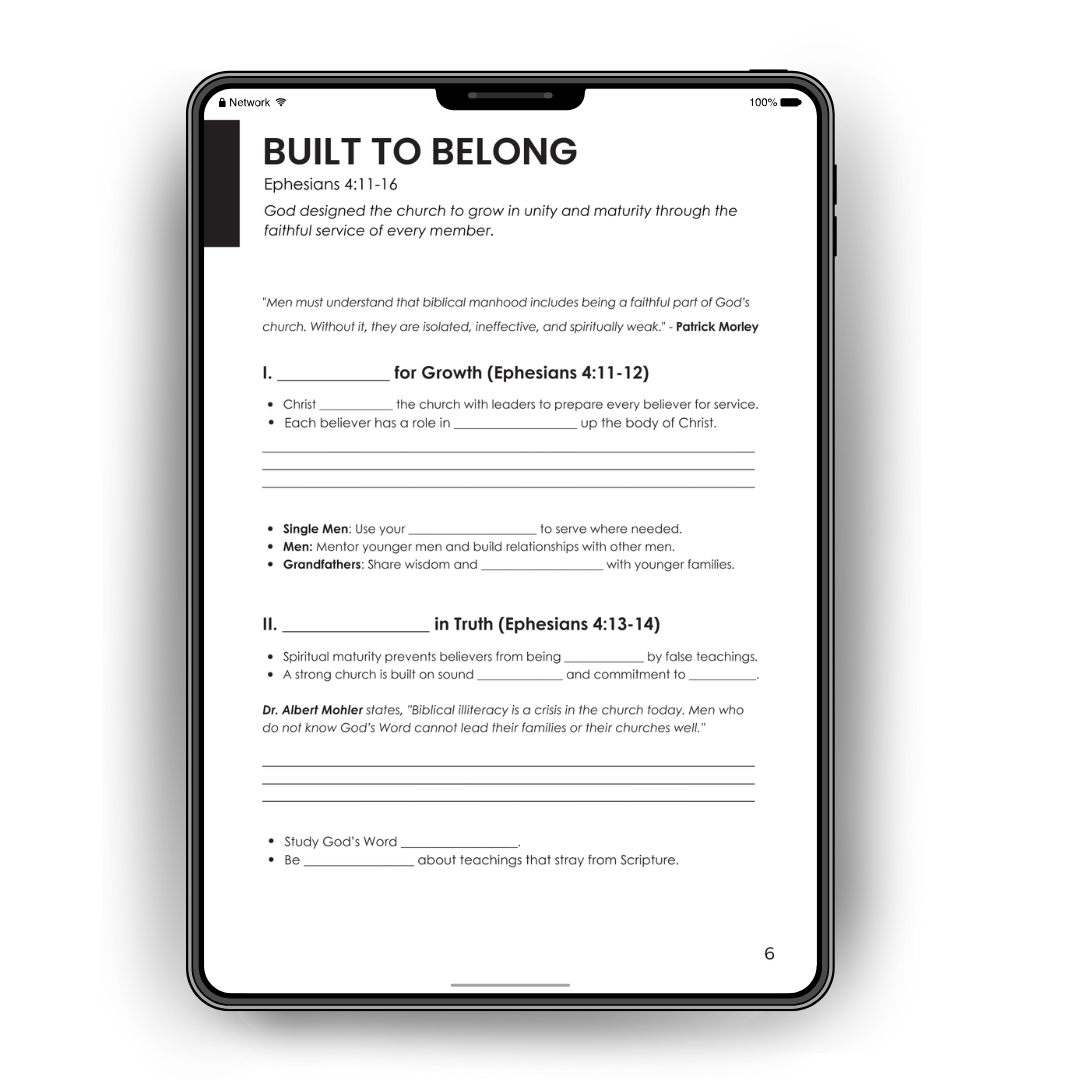 Shepherding Men | Part 3 - Winning with the Church