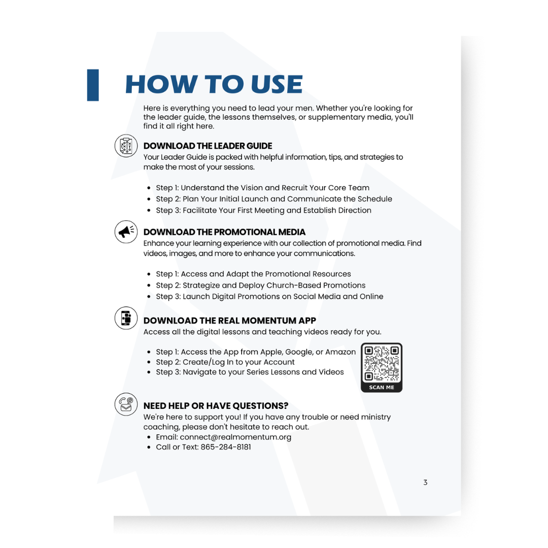 Helping Men Win! - 10 Lessons on Biblical Masculinity