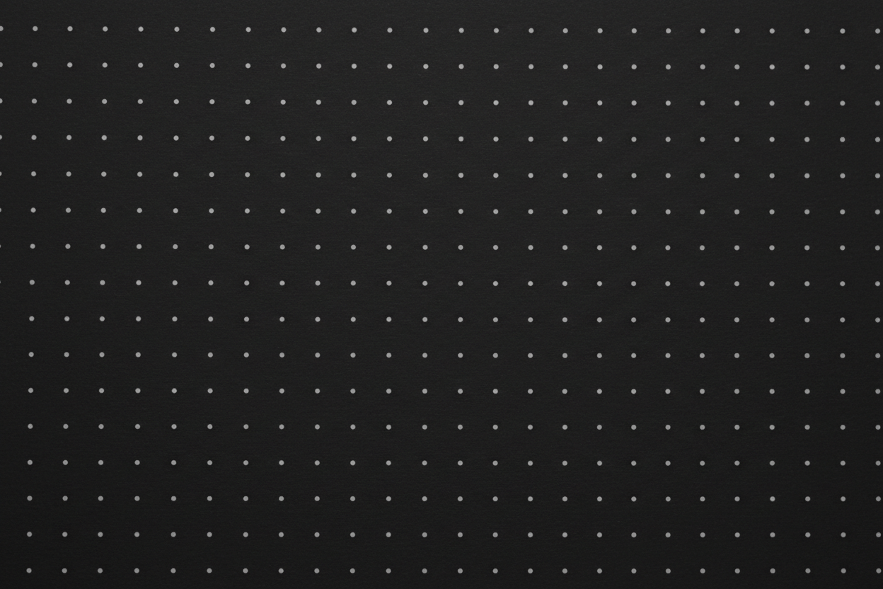 GREY NEEDS TO BE ALMOST BLACK AND SMALLER DOTS WITH MORE SPACE BETWEEN THEM