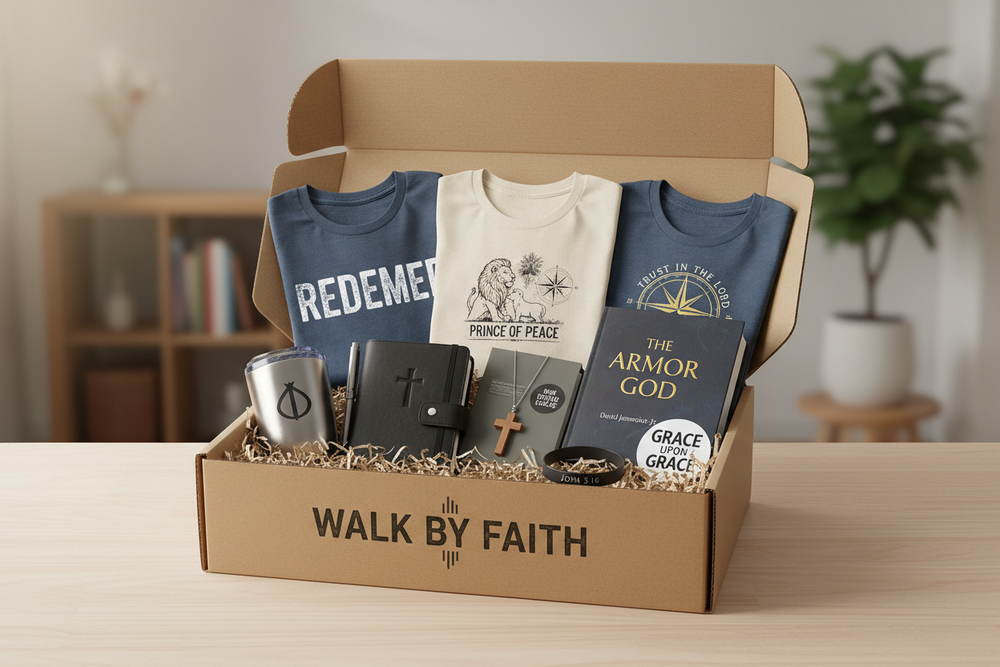 Monthly subscription box with store gear